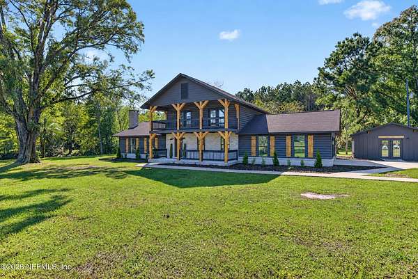 14.7 Acres of Land with Home for Sale in Glen St. Mary, Florida
