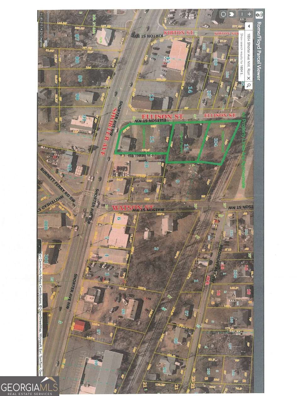 0.98 Acres of Commercial Land for Sale in Rome, Georgia