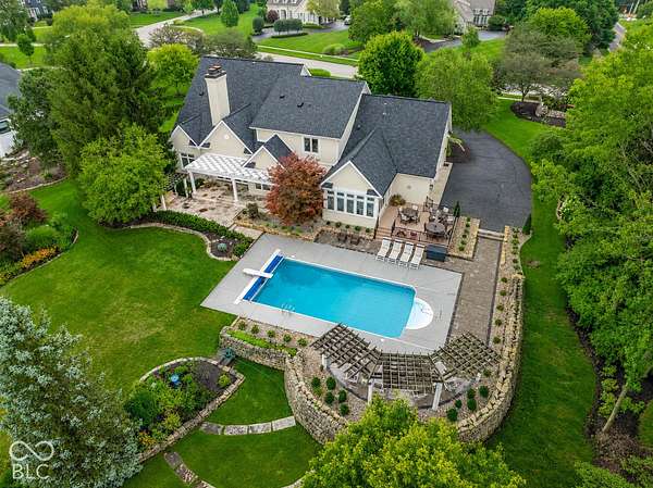 1.5 Acres of Land with Home for Sale in Zionsville, Indiana