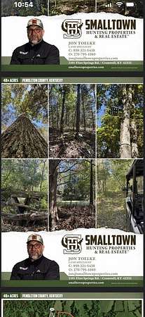 48 Acres of Recreational Land for Sale in Falmouth, Kentucky