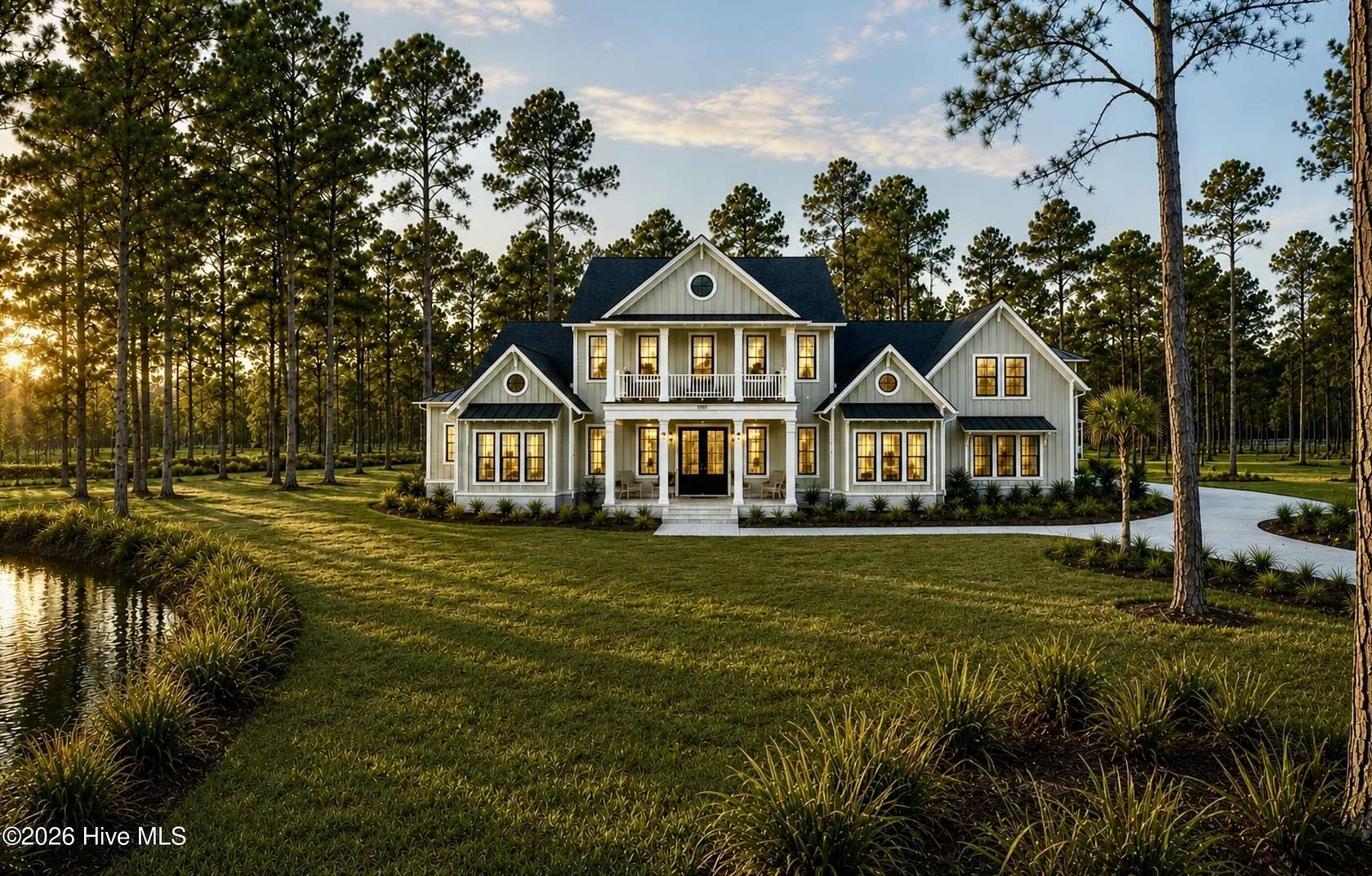 14.1 Acres of Land with Home for Sale in Rocky Point, North Carolina