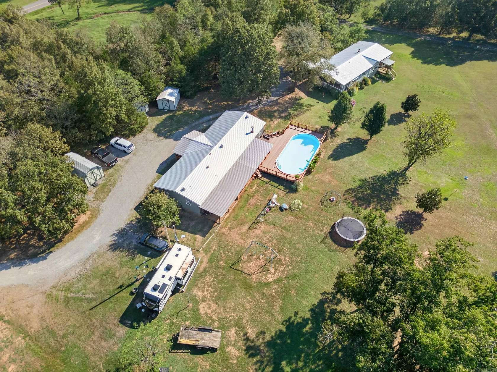 12.2 Acres of Recreational Land with Home for Sale in Vilonia, Arkansas