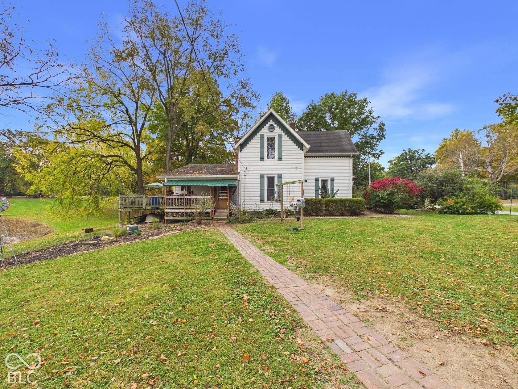 9.17 Acres of Land with Home for Sale in Anderson, Indiana