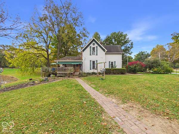 9.17 Acres of Land with Home for Sale in Anderson, Indiana