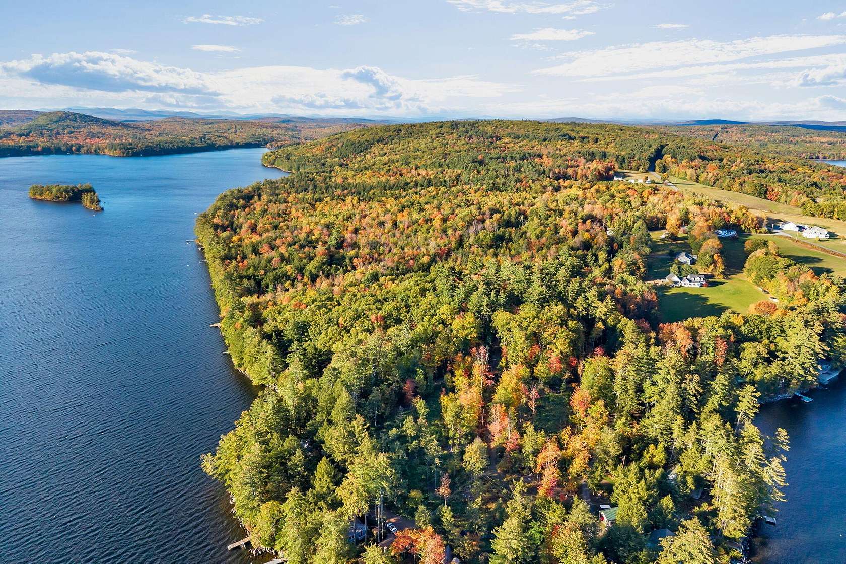 11.8 Acres of Recreational & Residential Land for Sale in Rome, Maine
