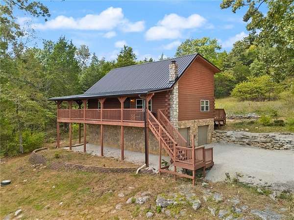 9.44 Acres of Land with Home for Auction in Depauw, Indiana