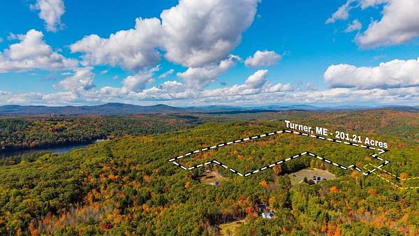 201 Acres of Recreational & Residential Land for Sale in Turner, Maine