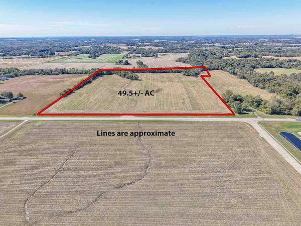 49.5 Acres of Land for Auction in Belleville, Illinois