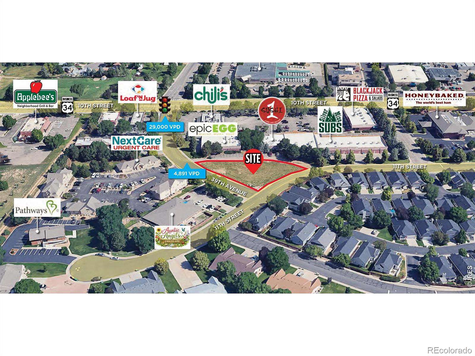 0.54 Acres of Commercial Land for Sale in Greeley, Colorado