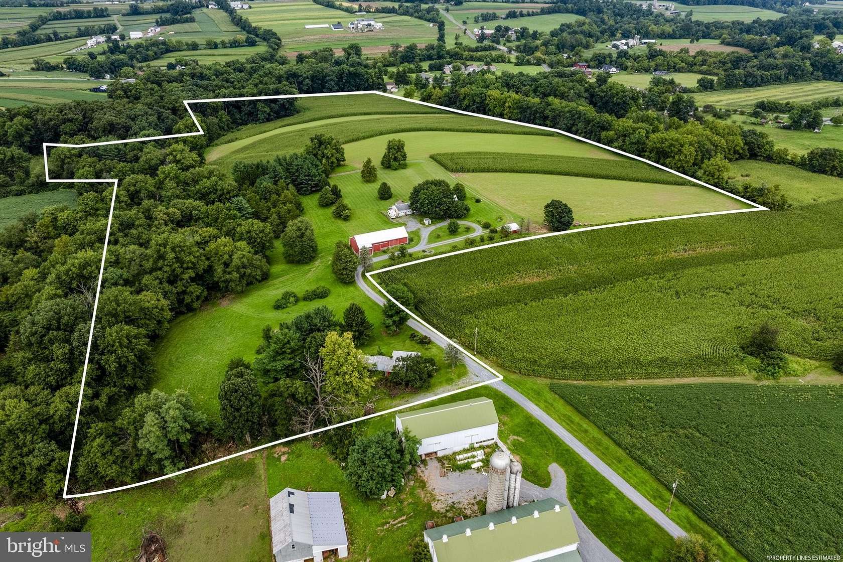 34.9 Acres of Land with Home for Sale in East Earl, Pennsylvania
