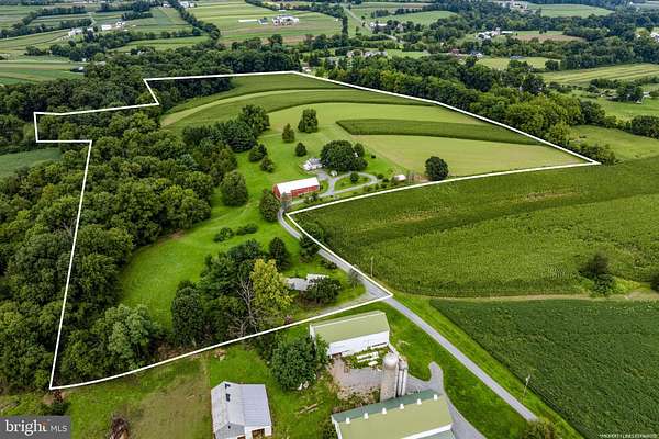 34.9 Acres of Land with Home for Sale in East Earl, Pennsylvania