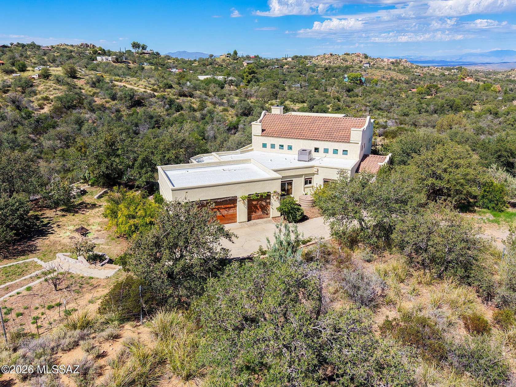 6 Acres of Land with Home for Sale in Oracle, Arizona