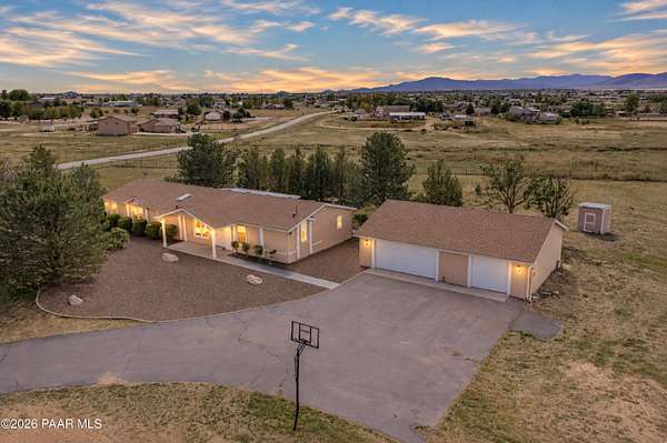5 Acres of Land with Home for Sale in Prescott Valley, Arizona