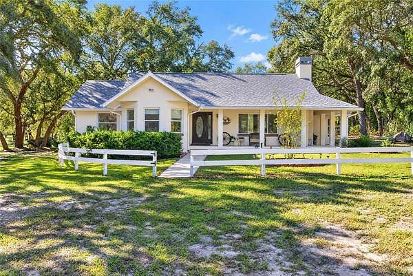 5 Acres of Land with Home for Sale in Inverness, Florida