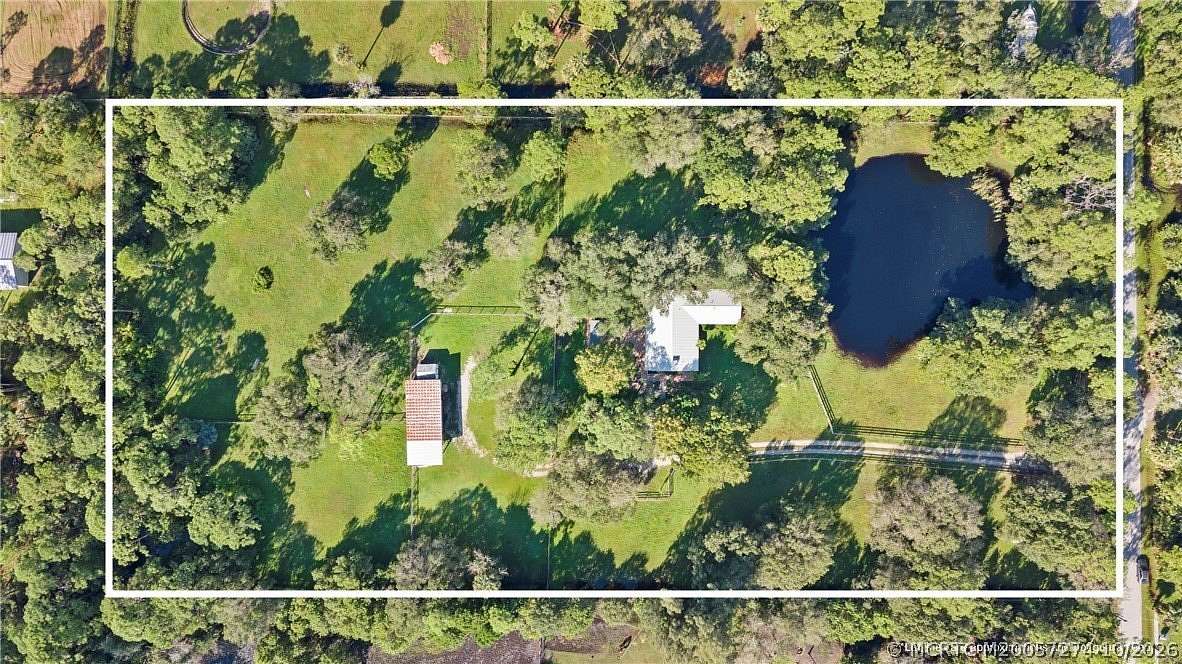 4.9 Acres of Land with Home for Sale in Palm City, Florida