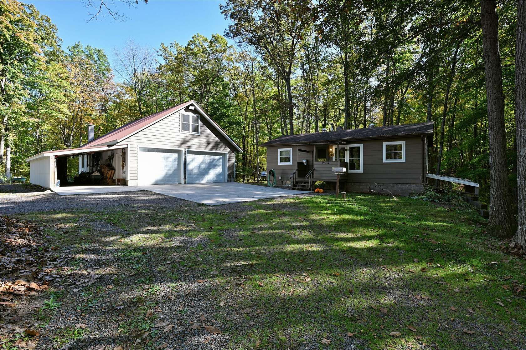 1.5 Acres of Land with Home for Sale in Sarona, Wisconsin
