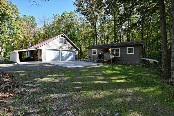 1.5 Acres of Land with Home for Sale in Sarona, Wisconsin