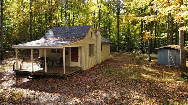 9.86 Acres of Land with Home for Sale in Grayling, Michigan