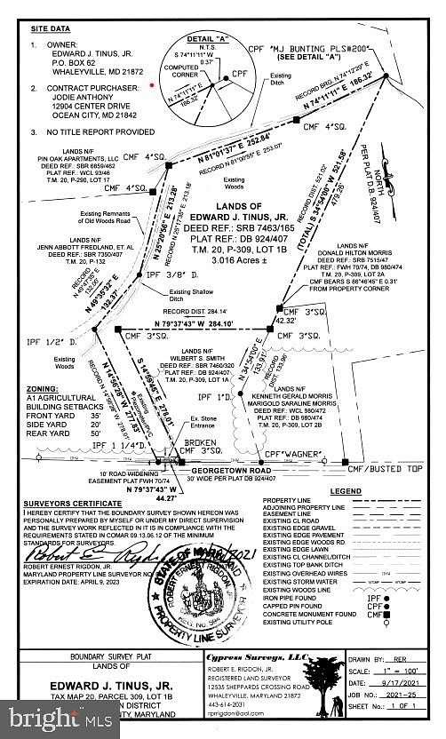 3 Acres of Residential Land for Sale in Berlin, Maryland