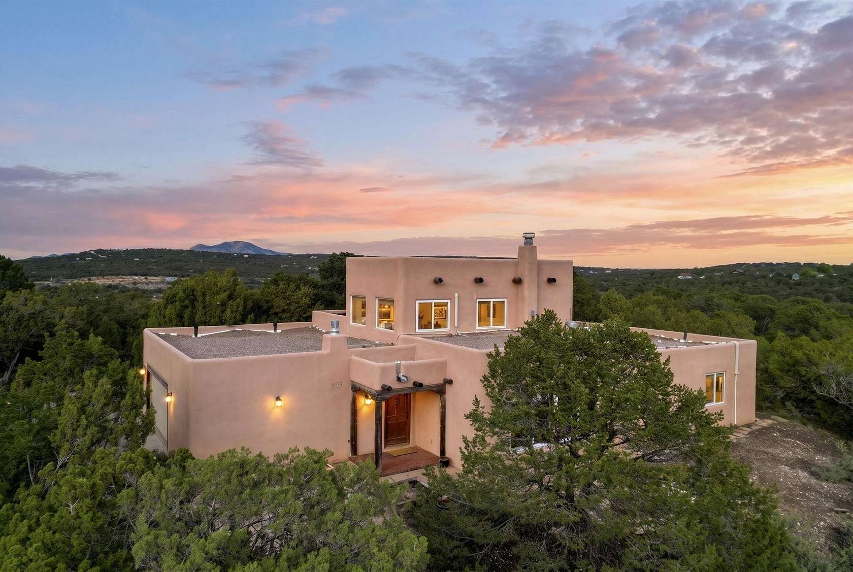 12 Acres of Land with Home for Sale in Tijeras, New Mexico