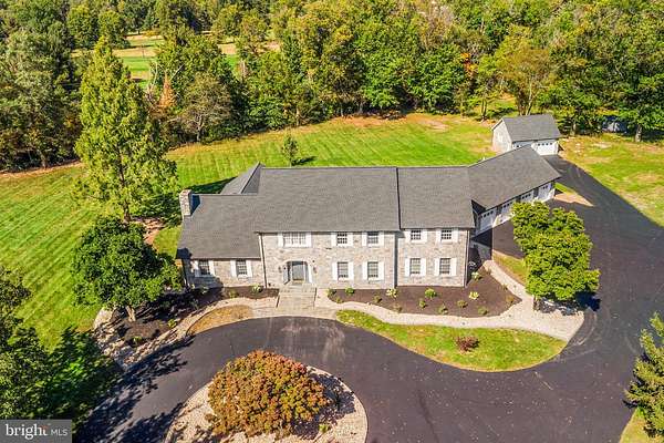 5.49 Acres of Land with Home for Sale in Gilbertsville, Pennsylvania