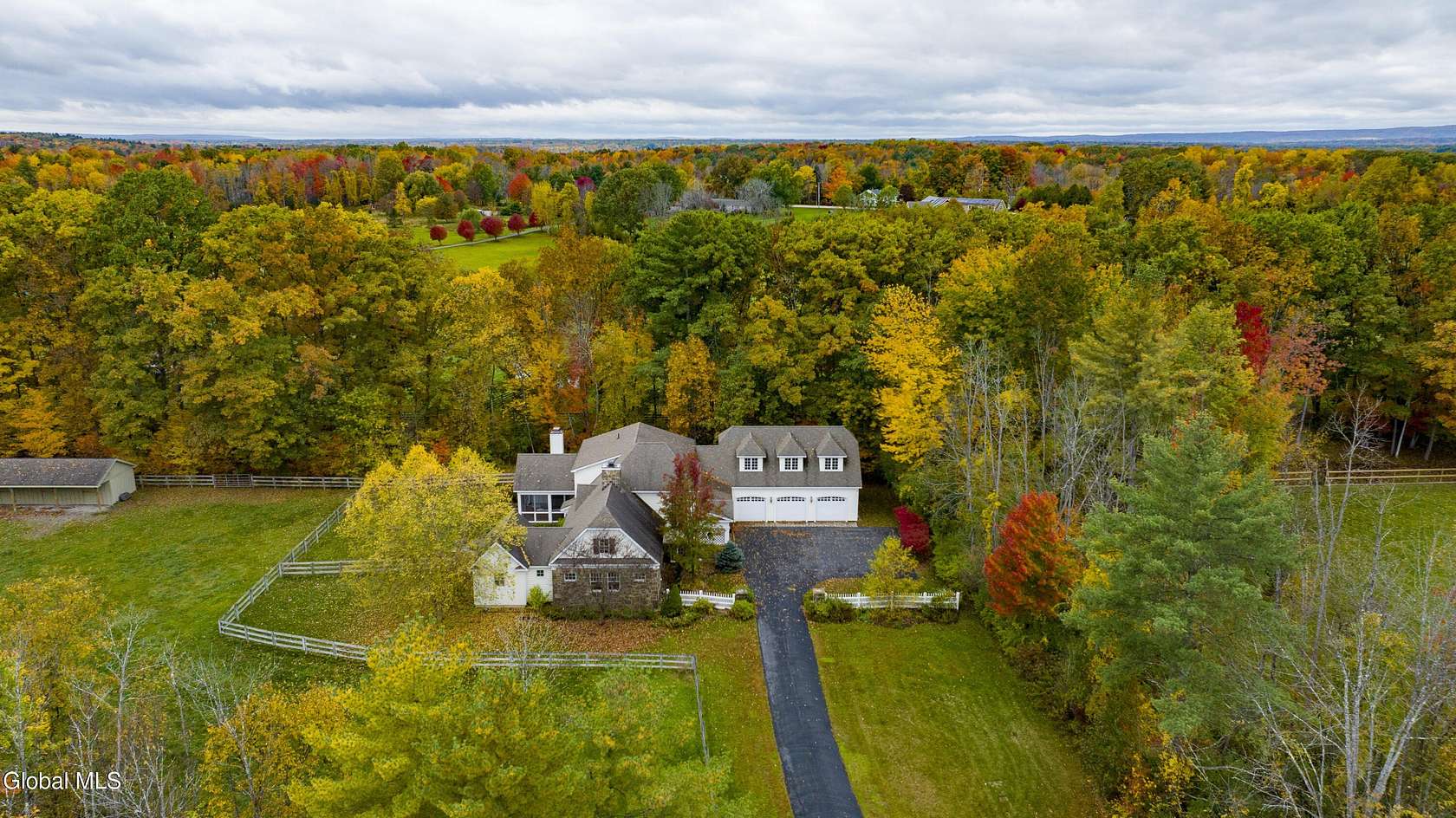 5.35 Acres of Land with Home for Lease in Malta, New York