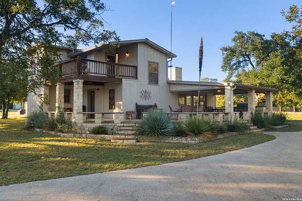 6.67 Acres of Land with Home for Sale in Blanco, Texas