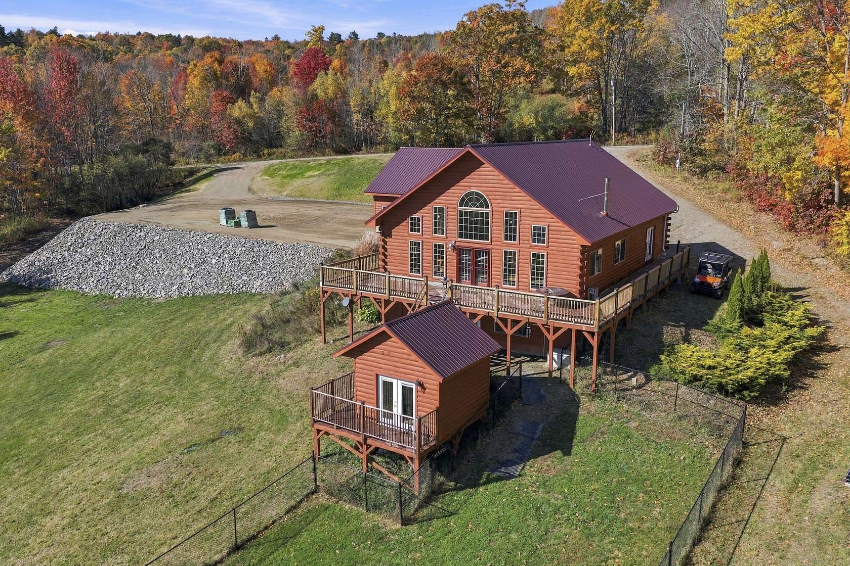 25 Acres of Recreational Land with Home for Sale in Montville Town, Maine