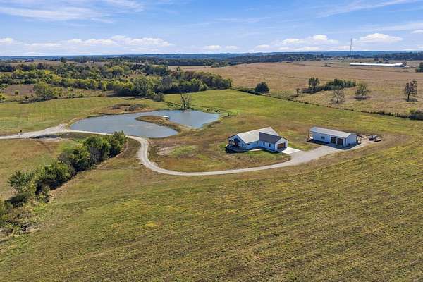 24.3 Acres of Land with Home for Sale in Bolivar, Missouri