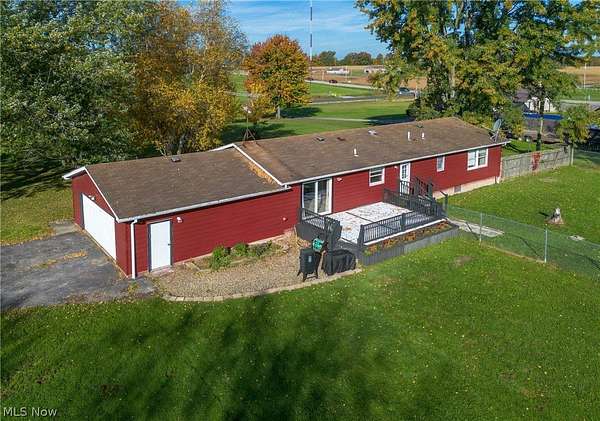 5 Acres of Land with Home for Sale in Berlin Center, Ohio