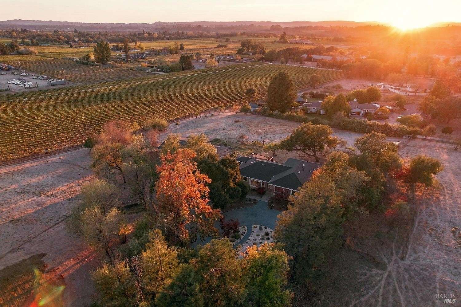 2.87 Acres of Land with Home for Sale in Santa Rosa, California