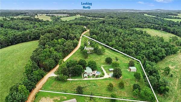 5 Acres of Land with Home for Lease in Hindsville, Arkansas