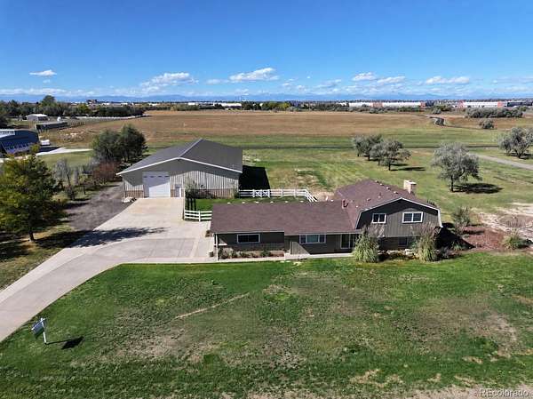 1.77 Acres of Land with Home for Sale in Brighton, Colorado