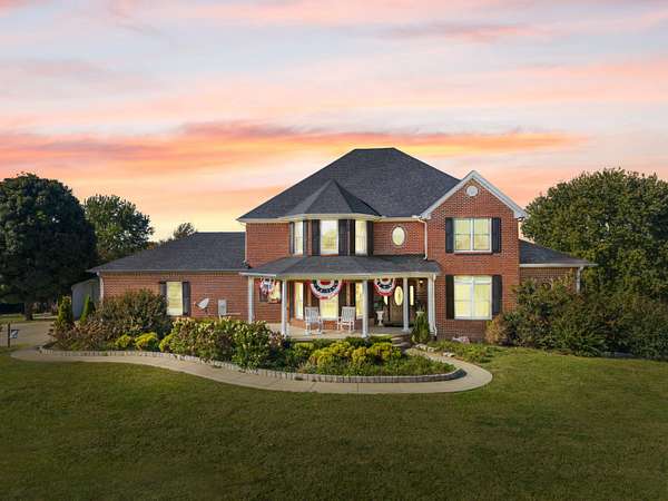 27.5 Acres of Land with Home for Sale in Danville, Kentucky