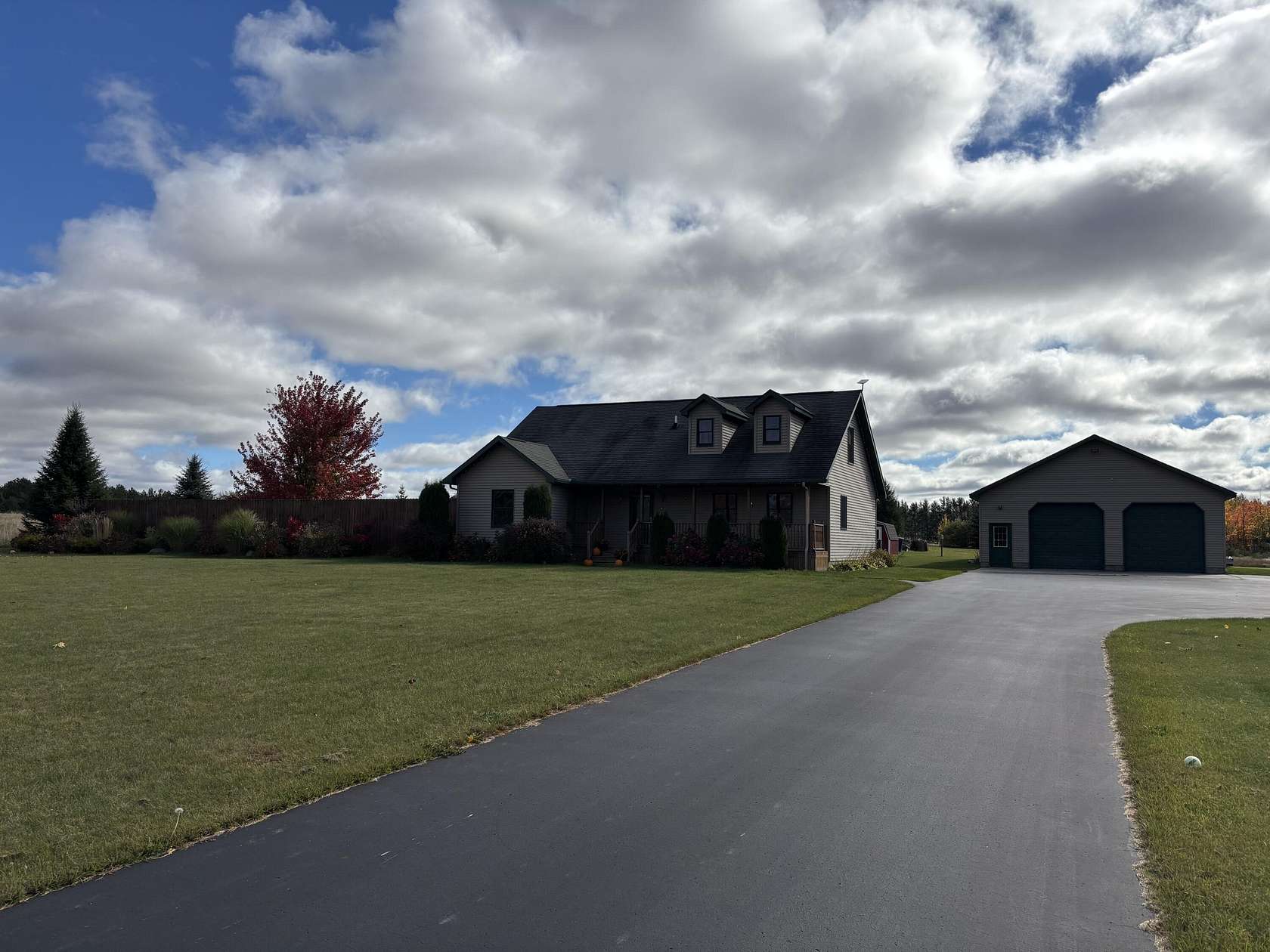 10 Acres of Land with Home for Sale in Rogers City, Michigan