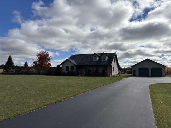 10 Acres of Land with Home for Sale in Rogers City, Michigan