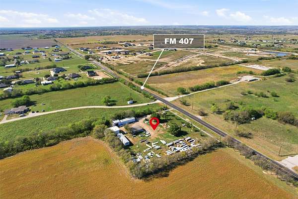 2 Acres of Commercial Land for Lease in Rhome, Texas
