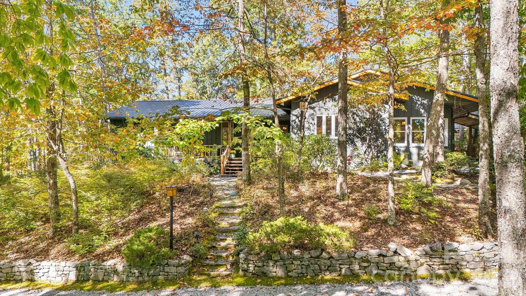 10.2 Acres of Recreational Land with Home for Sale in Cedar Mountain, North Carolina