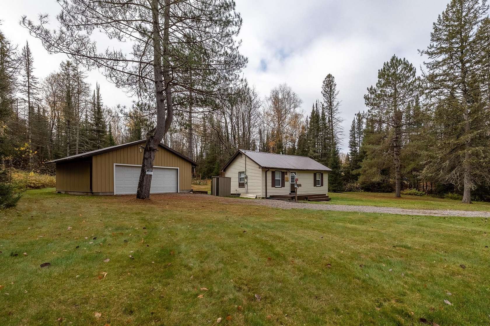 2 Acres of Land with Home for Sale in Tipler, Wisconsin