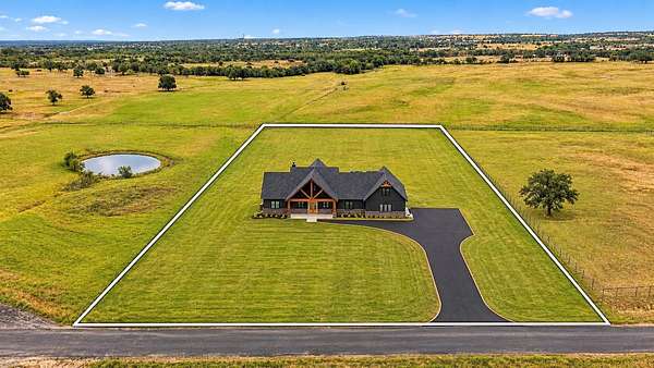 3.25 Acres of Land with Home for Sale in Poolville, Texas
