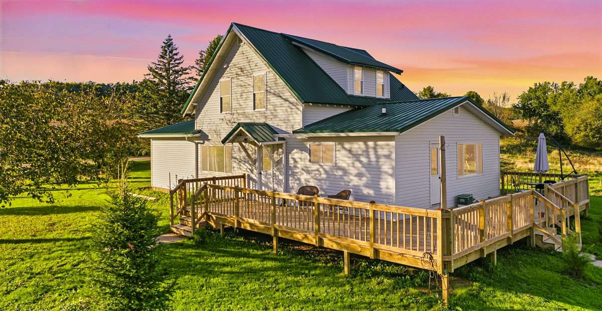 27.7 Acres of Land with Home for Sale in Osseo, Wisconsin