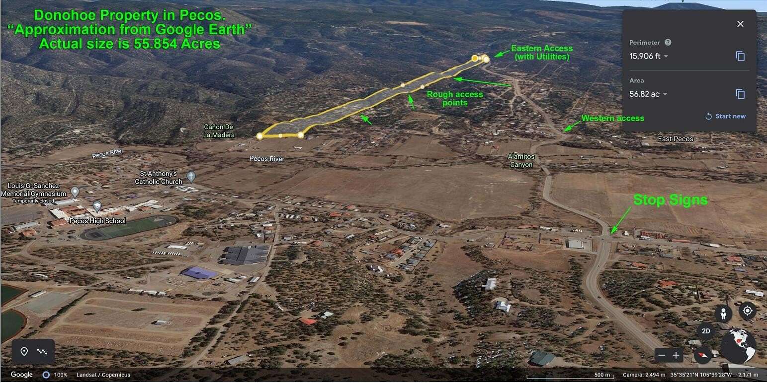 55.9 Acres of Recreational Land for Sale in Pecos, New Mexico