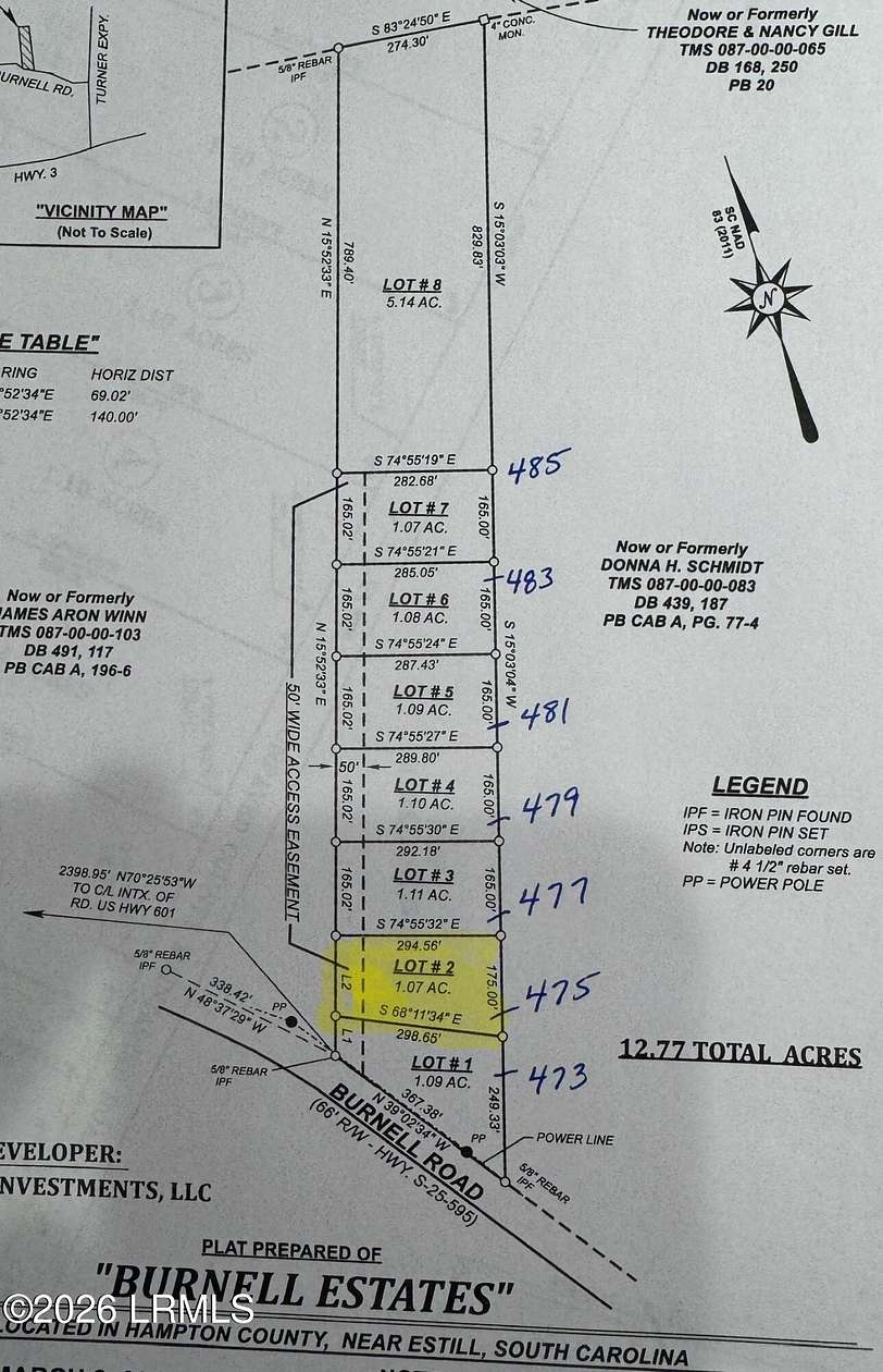 1 Acre of Residential Land for Sale in Estill, South Carolina