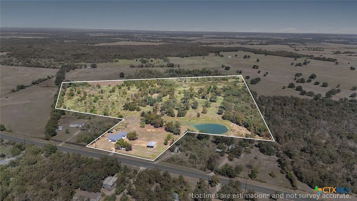 24.5 Acres of Improved Recreational Land for Sale in Buckholts, Texas
