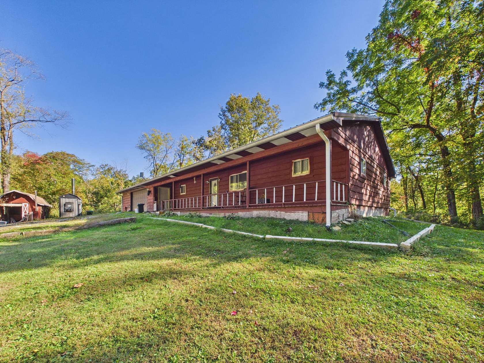 8.13 Acres of Land with Home for Sale in Rockville, Indiana