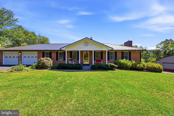 10.3 Acres of Recreational Land with Home for Sale in Berkeley Springs, West Virginia