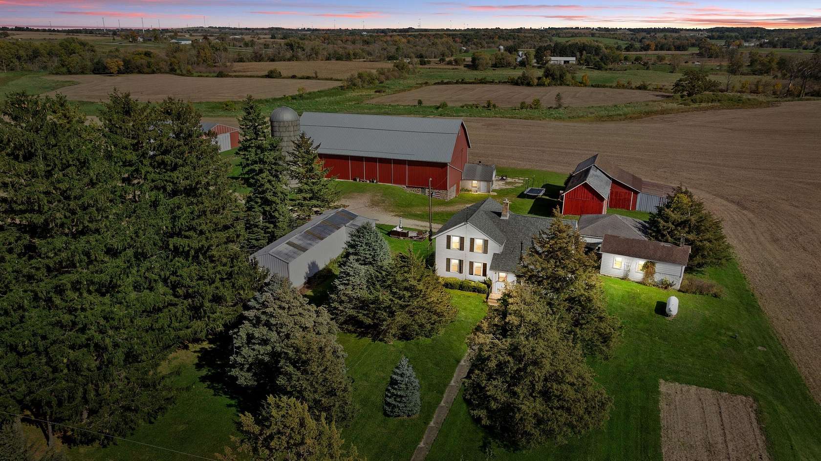 6 Acres of Land with Home for Sale in Iron Ridge, Wisconsin