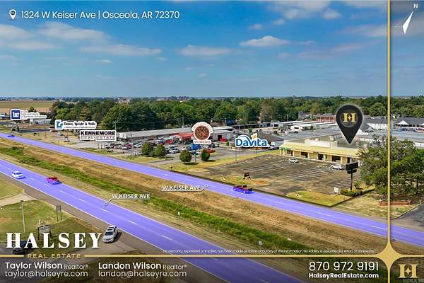 1.89 Acres of Improved Commercial Land for Sale in Osceola, Arkansas