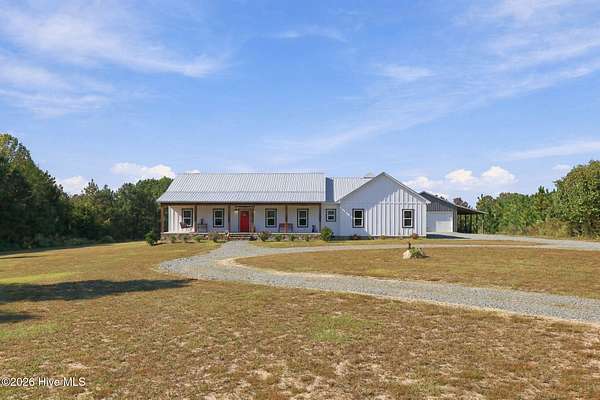 21.1 Acres of Land with Home for Sale in Biscoe, North Carolina