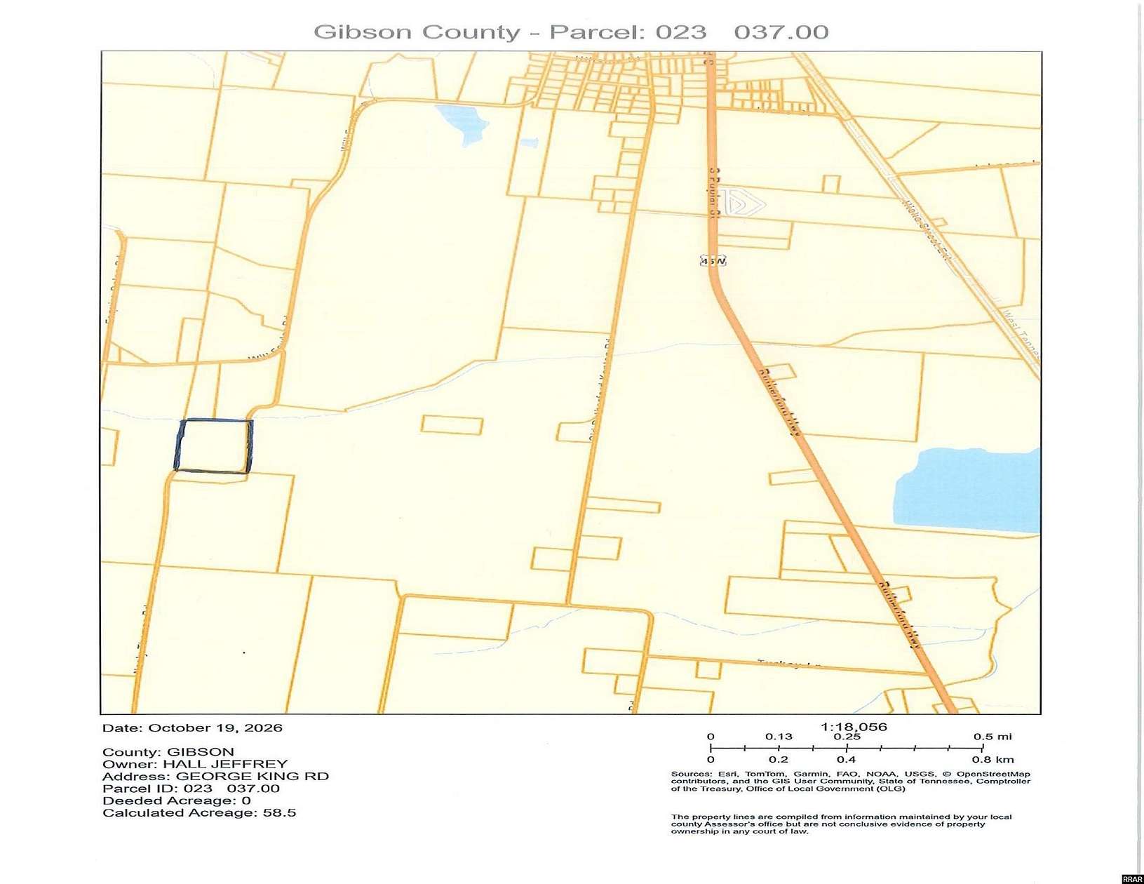 10 Acres of Land for Sale in Kenton, Tennessee